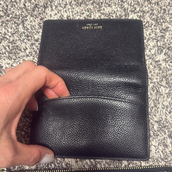 Kate Spade Black Leather Wallet and Pouch Set - Picture 3 of 8